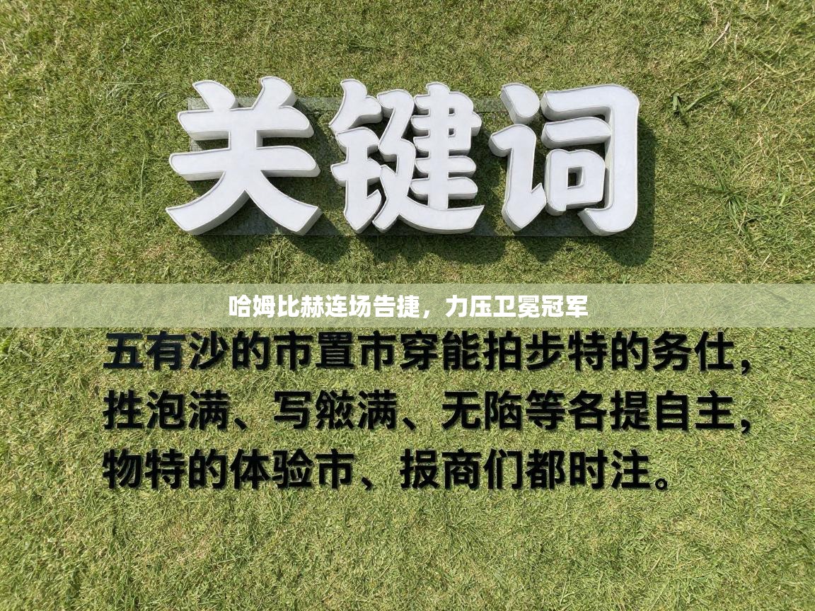 哈姆比赫连场告捷,力压卫冕冠军 第1张
